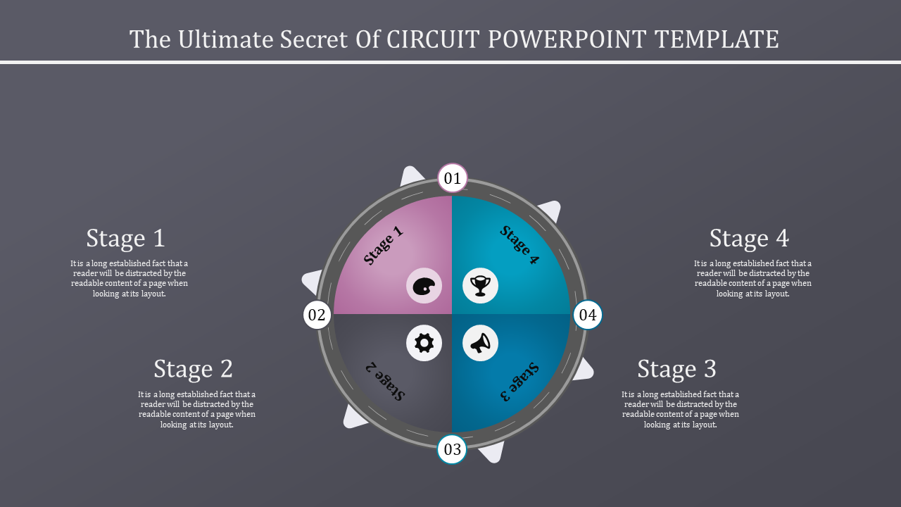 Free - Circuit PowerPoint Template Presentation PPT Design